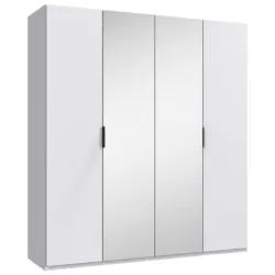 Faltt&uuml;renschrank in Wei&szlig;