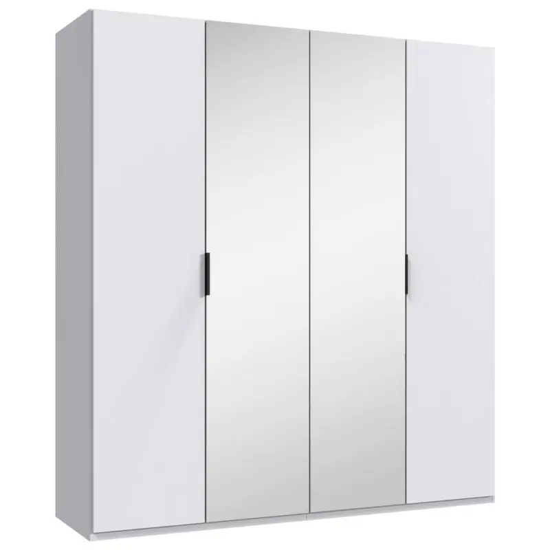 Faltt&uuml;renschrank in Wei&szlig;