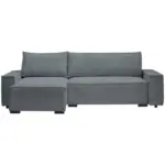 XXXLutz Lauterach - Ihr M&ouml;belhaus bei Bregenz Ecksofa in Cord, Webstoff Dunkelgrau
