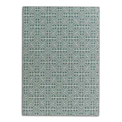 Outdoorteppich 140/200 cm Parkland T&uuml;rkis, Beige