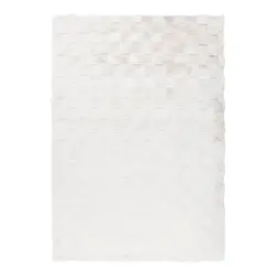 Flachwebeteppich 160/230 cm Elfenbein