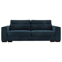 Schlafsofa in Flachgewebe Dunkelblau