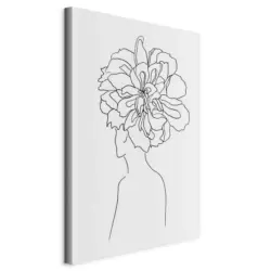 Leinwandbild Abstraktes, Menschen 80/120/1.2 cm