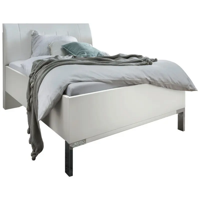 Bett 120/200 cm in Wei&szlig;