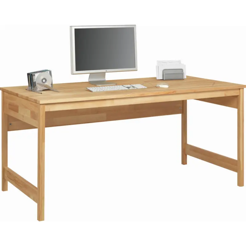 Schreibtisch 160/70/75 cm in Erlefarben