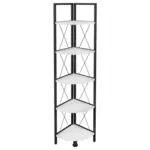 XXXLutz Lauterach - Ihr M&ouml;belhaus bei Bregenz Eckregal in 34/160/34 cm Schwarz, Wei&szlig;