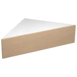 Nachtk&auml;stchen 60/15/42,4 cm in Wei&szlig;, Honigeiche