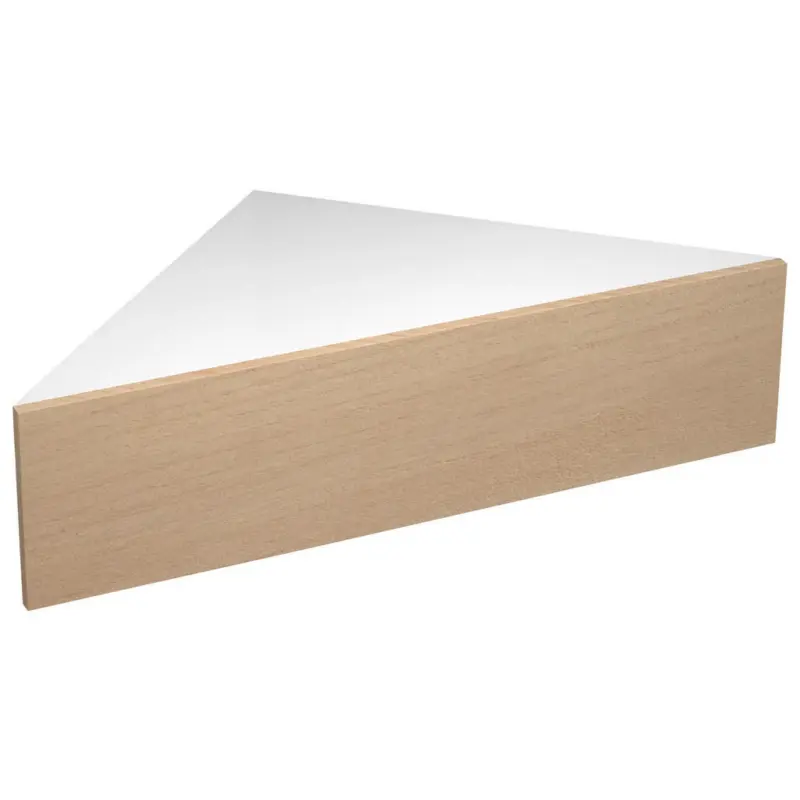 Nachtk&auml;stchen 60/15/42,4 cm in Wei&szlig;, Honigeiche