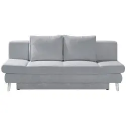 Schlafsofa in Cord Grau