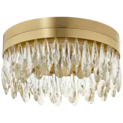 Kristall-Deckenleuchte 40/25 cm