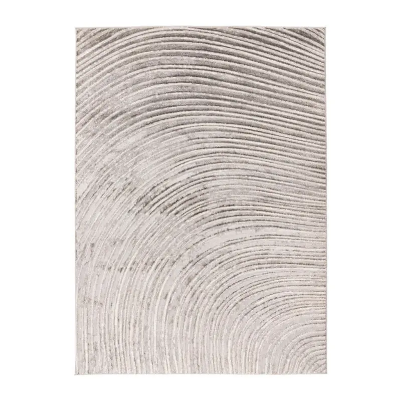 Flachwebeteppich 160/230 cm Silberfarben, Beige