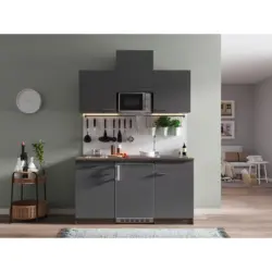 Minik&uuml;che 150 cm in Grau