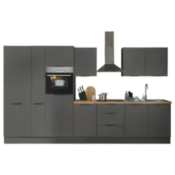 K&uuml;chenblock in Graphitfarben