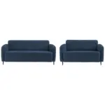 XXXLutz Lauterach - Ihr M&ouml;belhaus bei Bregenz Sitzgarnitur in Teddystoff Blau