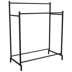 Kleiderst&auml;nder in Schwarz 103/136/52 cm