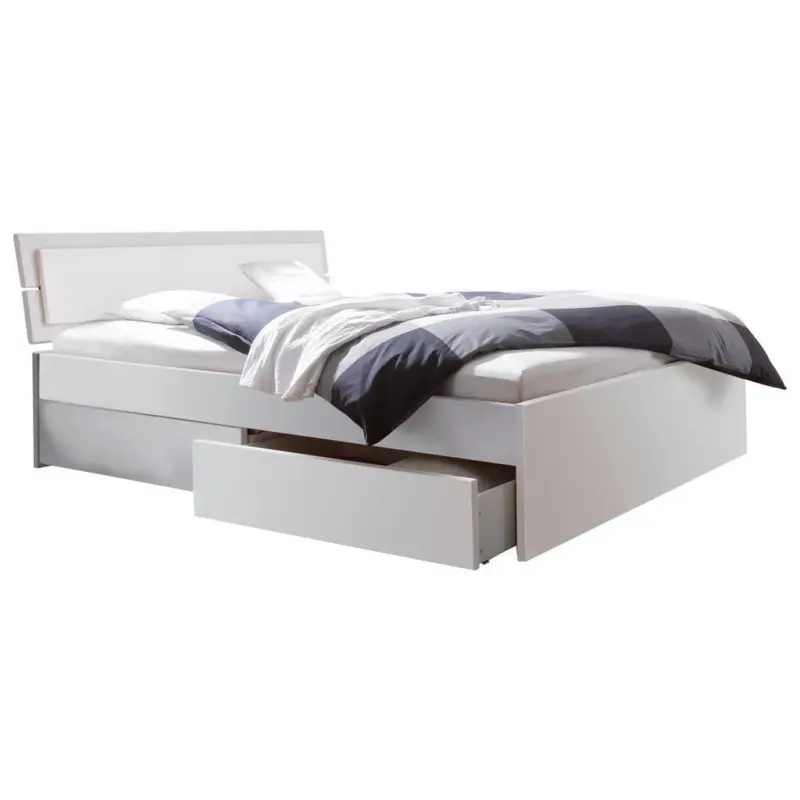 Stauraumbett 160/200 cm in Wei&szlig;