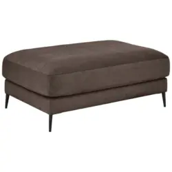 Hocker in Textil Taupe