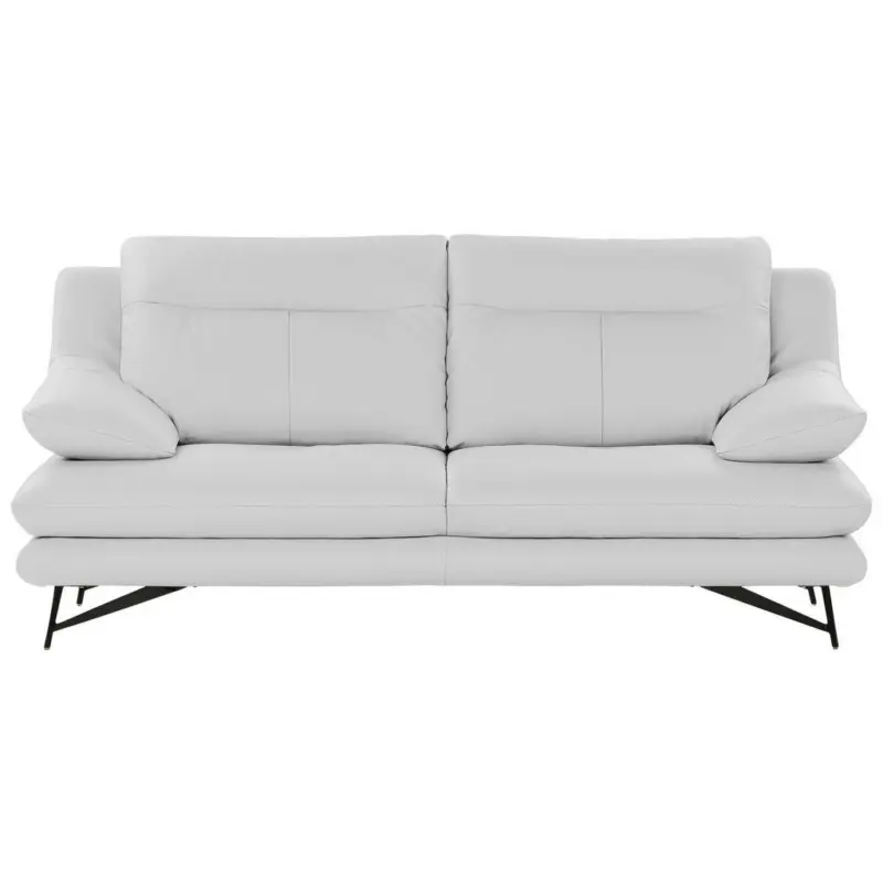 2,5-Sitzer Cezanne in Echtleder Wei&szlig;