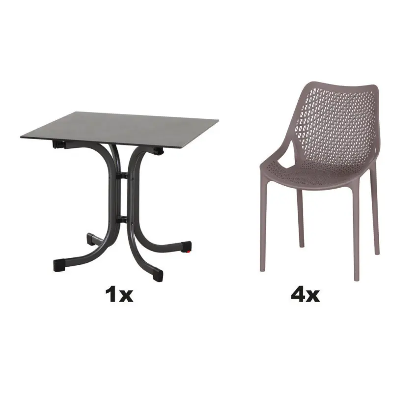 Gartengarnitur 5-teilig