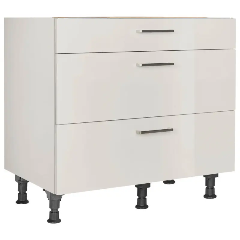 Kochfeldumbauschrank 90/87/56 cm in Hellgrau