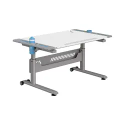 Jugendschreibtisch 120/70/53-79 cm h&ouml;henverstellbar, Kabeldurchlass