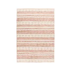 Teppich 80/150 cm Bohist 225 Rosa / Creme Rosa