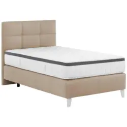 Boxspringbett 140/200 cm in Naturfarben