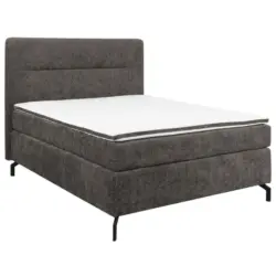 Boxspringbett 140/200 cm in Dunkelbraun
