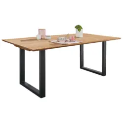 Esstisch in Holz, Metall 160/90/75 cm