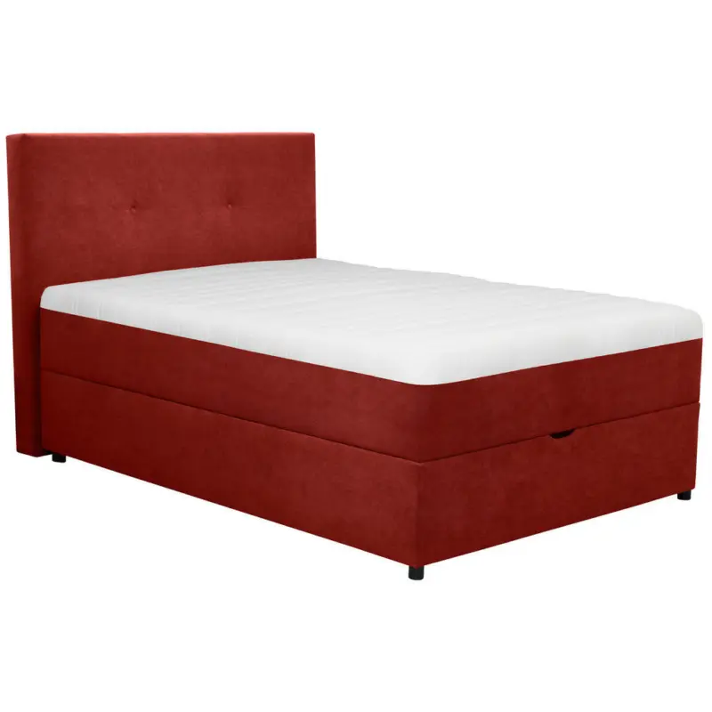Boxbett 140/200 cm in Rot