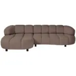 XXXLutz Lauterach - Ihr M&ouml;belhaus bei Bregenz Ecksofa in Cord, Velours Taupe 183/284 cm