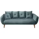 XXXLutz Lauterach - Ihr M&ouml;belhaus bei Bregenz 3-Sitzer-Sofa in Velours Blau