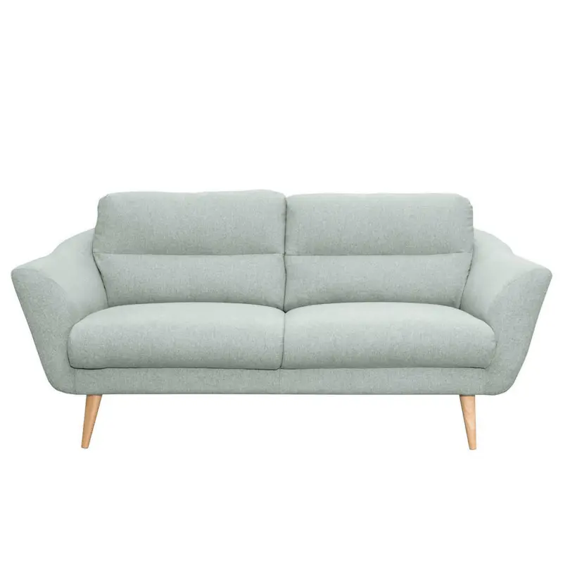 2,5-Sitzer Tromso in Webstoff Hellblau Skandinavisch, Modern, Landhaus