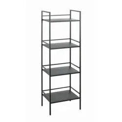 Regal 40/128/30 cm Schwarz