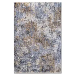 Flachwebeteppich 160/225 cm Kollektion 1871 Blau, Creme