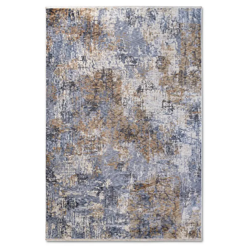 Flachwebeteppich 160/225 cm Kollektion 1871 Blau, Creme