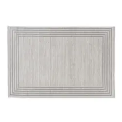 Webteppich 80/150 cm Silberfarben