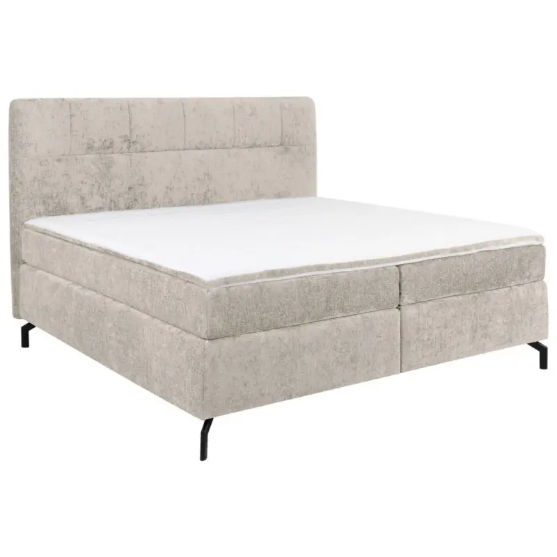 Boxspringbett 160/200 cm in Beige