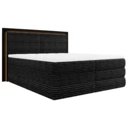 Boxspringbett 180/200 cm in Schwarz