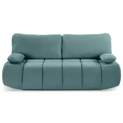Schlafsofa Lauder in Cord Mintt&uuml;rkis Modern