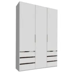 Dreht&uuml;renschrank in Wei&szlig;