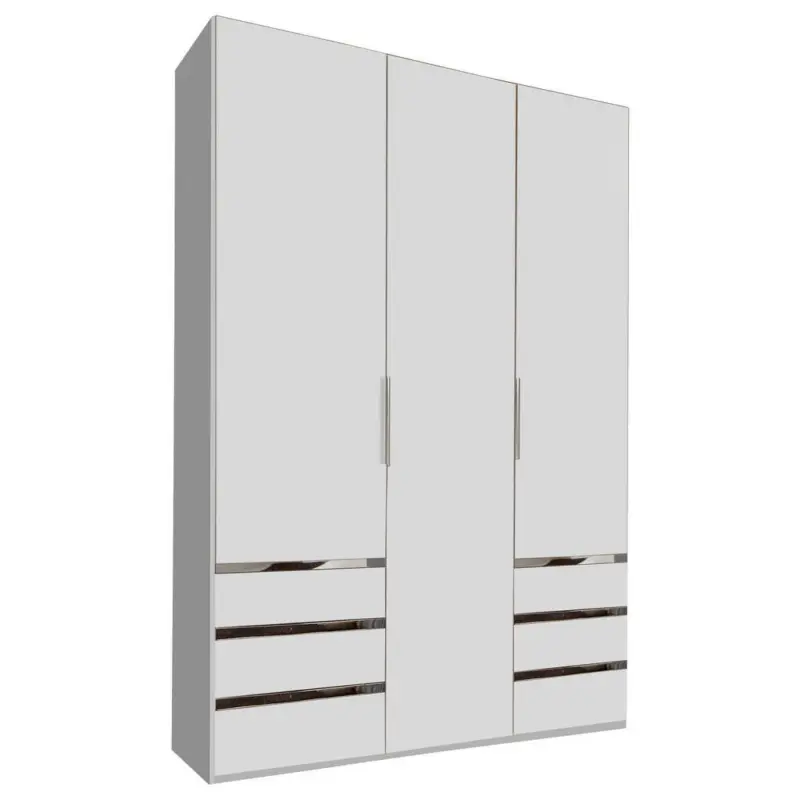 Dreht&uuml;renschrank in Wei&szlig;