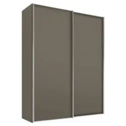 Schwebet&uuml;renschrank in Mokka