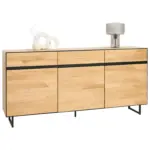 XXXLutz Lauterach - Ihr M&ouml;belhaus bei Bregenz Sideboard Schwarz, Wildeiche 180/90/42 cm