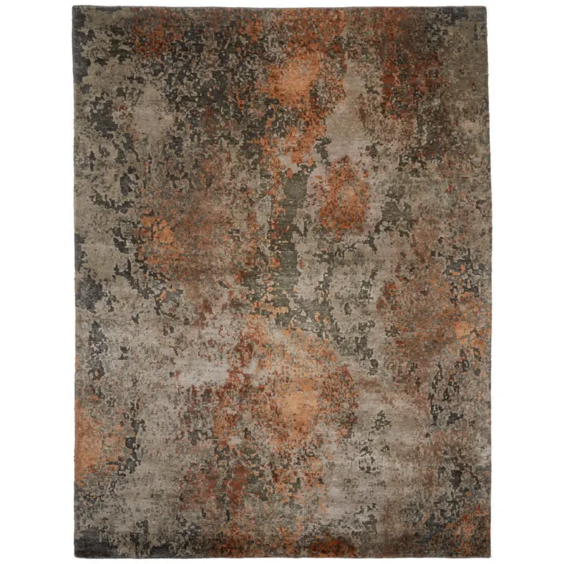 Orientteppich 170/240 cm Galaxy Grau, Kupferfarben