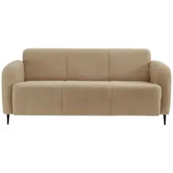 3-Sitzer-Sofa in Teddystoff Creme