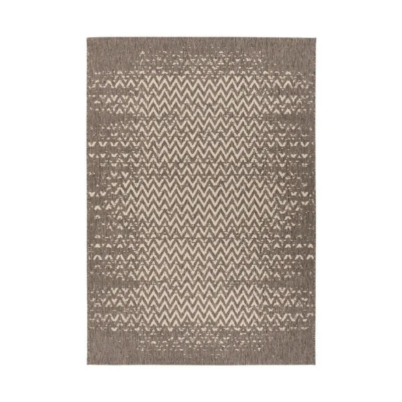 Flachwebeteppich 80/150 cm Splash 600 Braun / Creme Braun, Creme