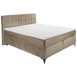 Boxspringbett 180/200 cm in Sandfarben