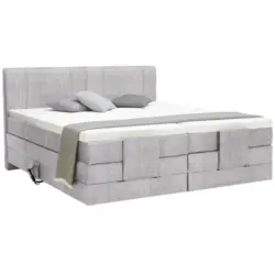 Boxspringbett 180/200 cm in Grau
