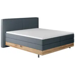 Boxspringbett 140/200 cm in Dunkelblau